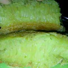 A picture of Bika Ambon Harum dan bikin ketagihan.