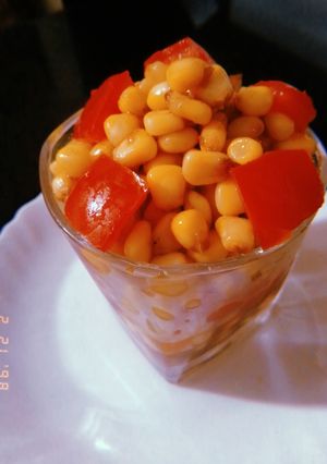 A picture of Corn Chaat.