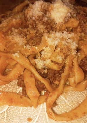 Una foto de Tallarines caseros