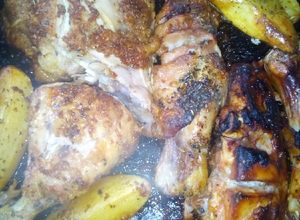 Foto principal de Pata muslo con papa al horno