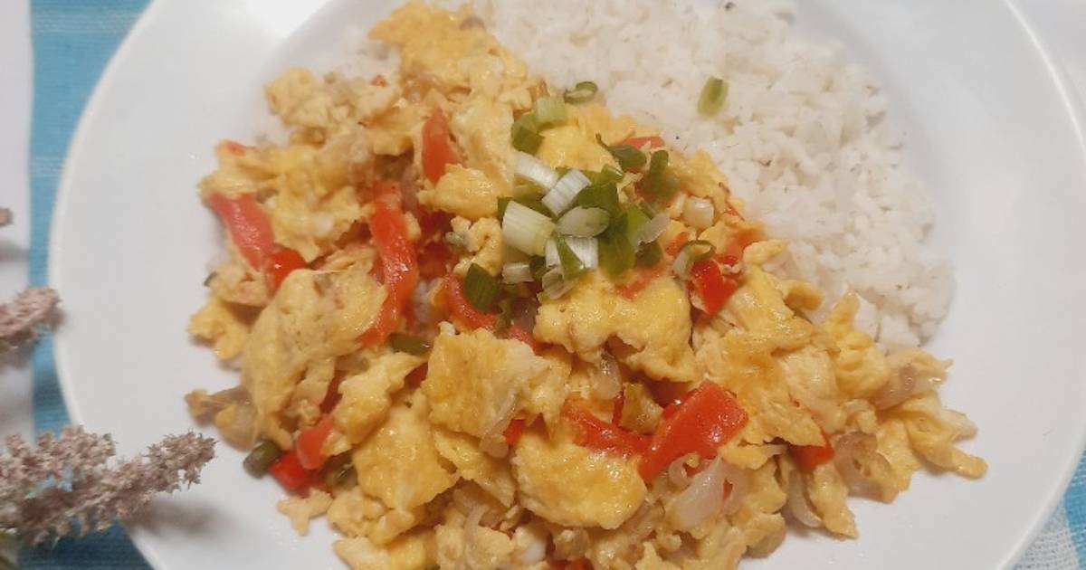 Resep Nasi Telur Hongkong Mudah dan Praktis Dihidangkan