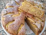 Bizcocho de mascarpone y manzana