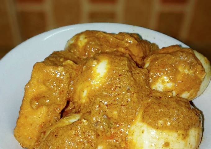 Rendang Telur Tahu Cokelat