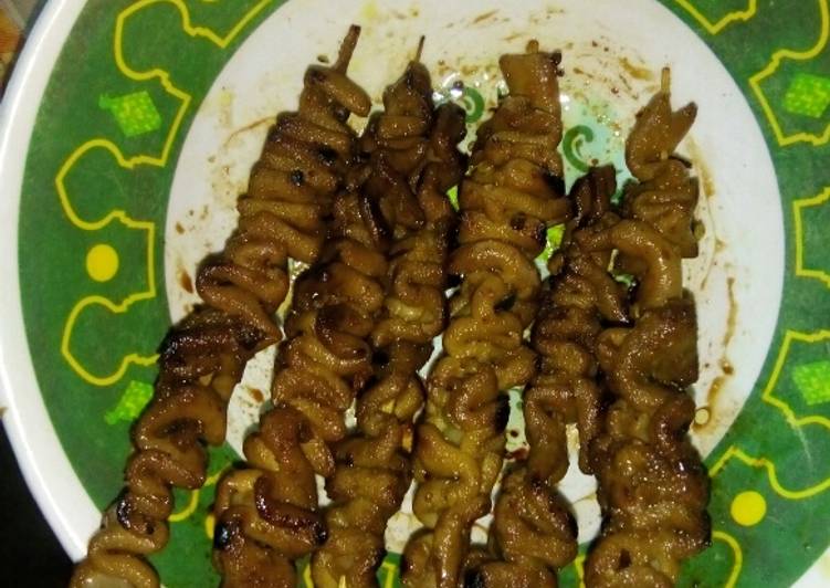 Sate usus ala angkringan mak nyusss