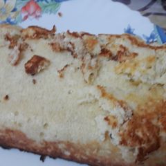A picture of Indian cheese cake.