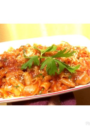 Foto resep Macaroni pasta pedas manis