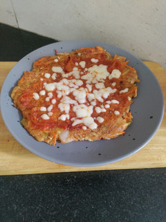 A picture of Mix veg Pancake (wheat flour and rice flour).