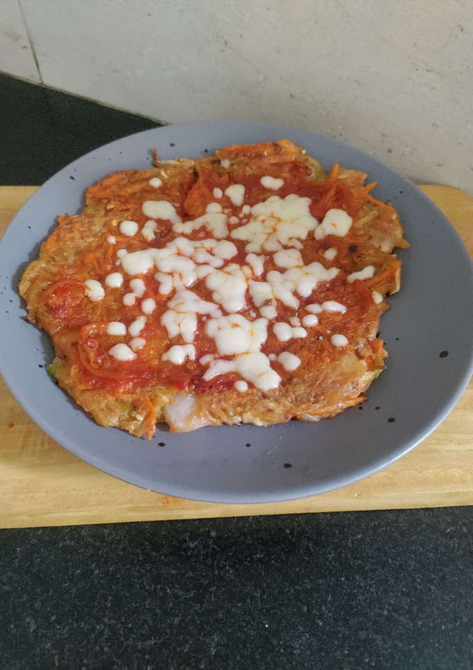 A picture of Mix veg Pancake (wheat flour and rice flour).