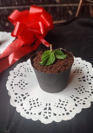 A picture of Flowerpot Dessert.
