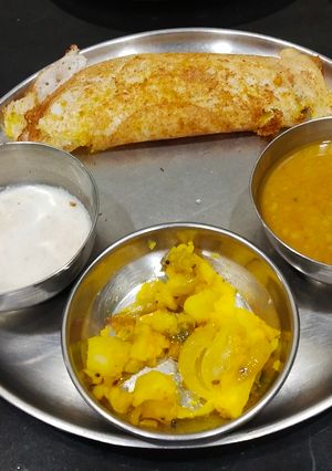 A picture of Masala Dosa.