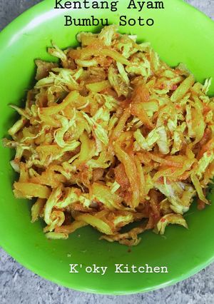 Foto resep Kentang Ayam Suwir Bumbu Soto
