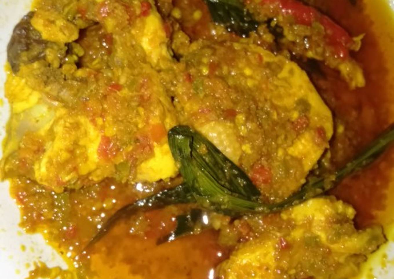 Ayam rica pandan simple