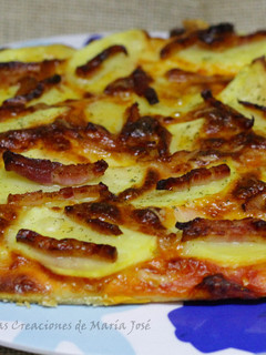 Una foto de Pizza de Patatas