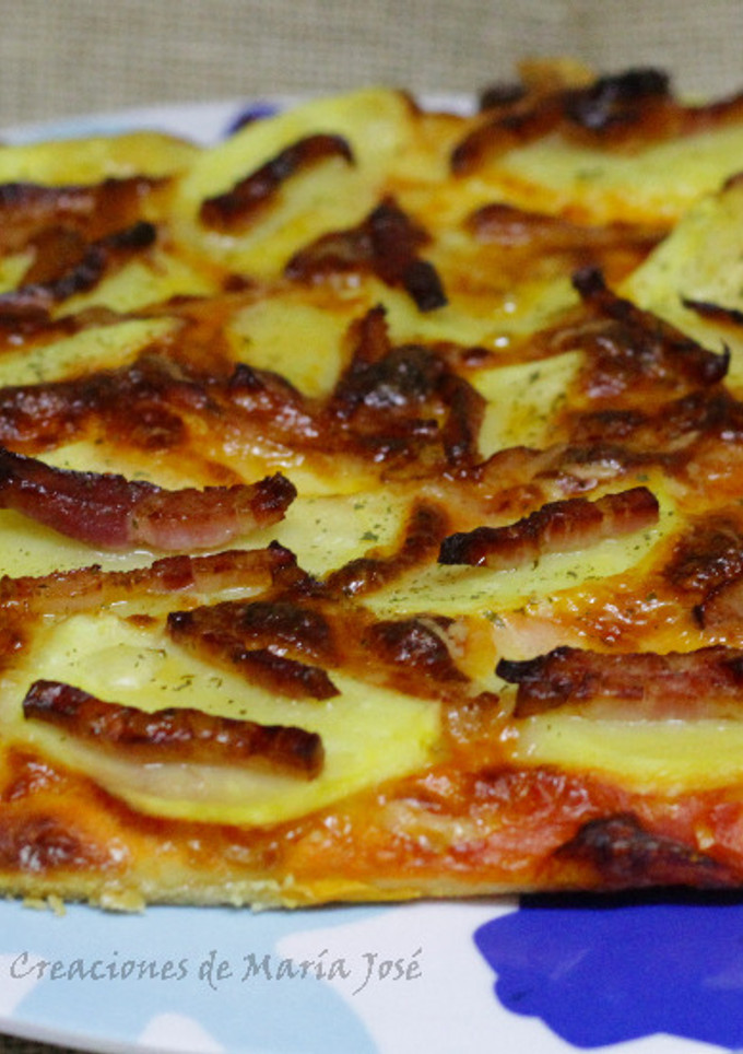 Una foto de Pizza de Patatas