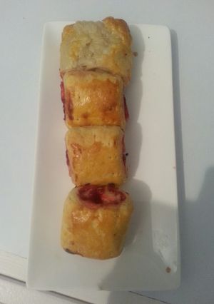 A picture of Raspberry Chocolate Croisants# author Marathon contest#.