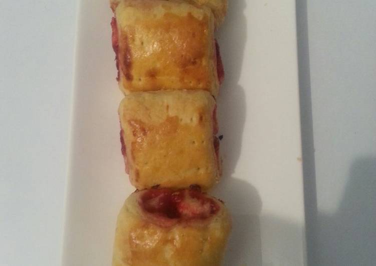 Steps to Prepare Any-night-of-the-week Raspberry Chocolate Croisants# author Marathon contest#