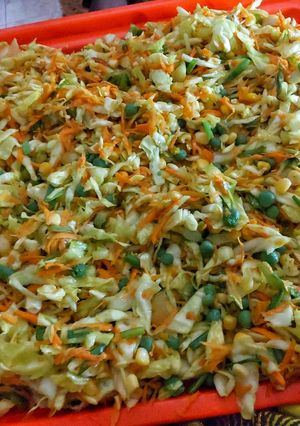 A picture of Spring roll fillings.