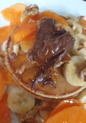 Une photo de Pancakes au fruits