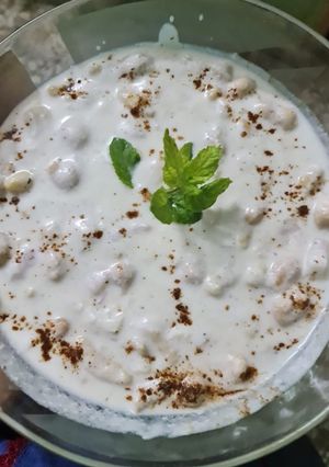 A picture of Boondi raita.