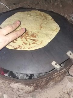 عکسی از دستور نان داغ تنوری 😉