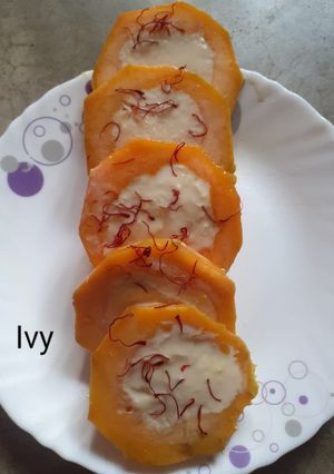 স্টাফড ম্যাংগো কুলফি(Stuffed Mango Kulfi recipe in Bengali) রেসিপির প্রধান ছবি