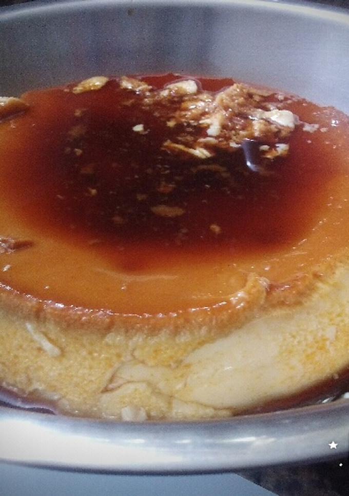 Una foto de Flan casero rico y fácil