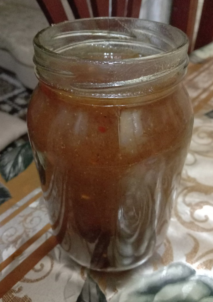 A picture of Tamarind & Dates Sauce 🤤🤤🤤.