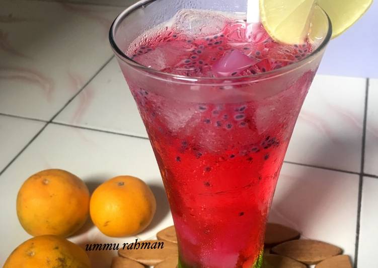 Resep Red sunrise mojito oleh Ummu Rahman Cookpad