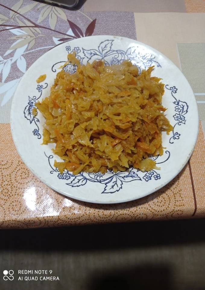 Капуста тушкована