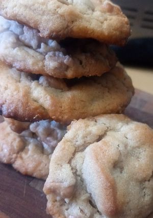 A picture of Double PB & Milk Chocolate Cookies.