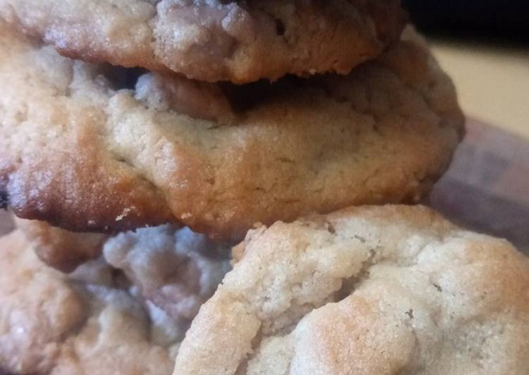 Recipe of Homemade Double PB & Milk Chocolate Cookies