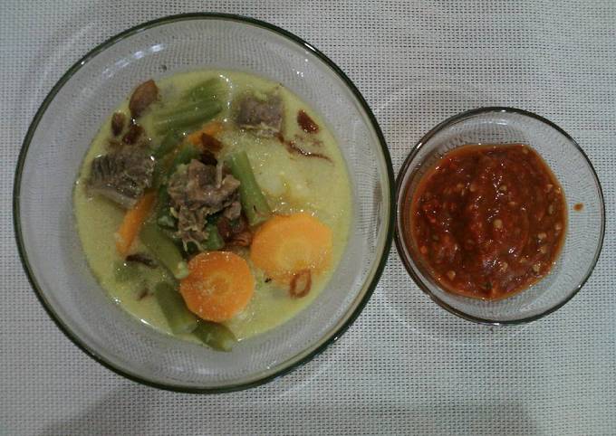 Ini dia! Bagaimana cara bikin Sayur Kare Sambel Godog yang spesial