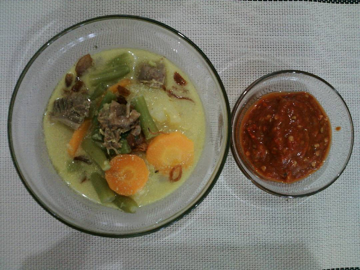 Ini dia! Bagaimana cara bikin Sayur Kare Sambel Godog yang spesial