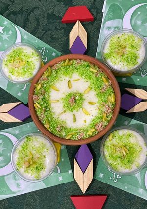 A picture of Coconut kheer.
