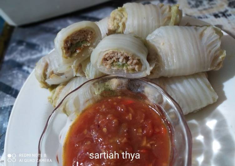 Bahan 61. Sawi Gulung Ayam | Cara Membuat 61. Sawi Gulung Ayam Yang Enak dan Simpel