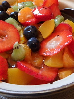 Gyümölcssaláta recept fotója