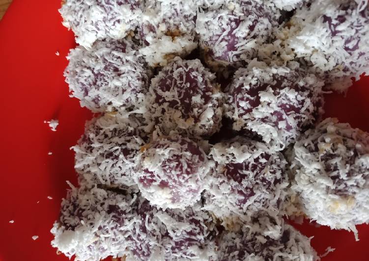 Cara Gampang Membuat Klepon ubi ungu yang Enak Banget