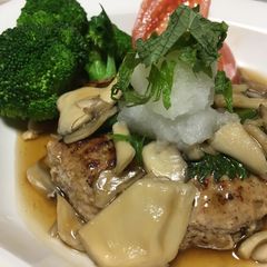 A picture of Tofu Hamburg Steak.