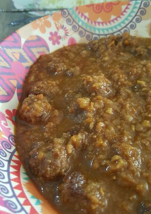 عکسی از دستور فسنجون با قلقلی