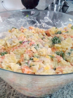 Una foto de Ensalada de vegetales