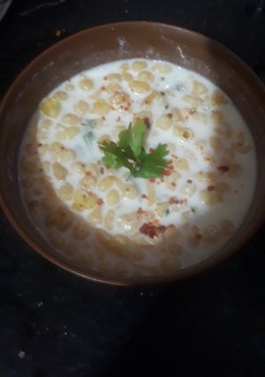 A picture of Boondi raita.