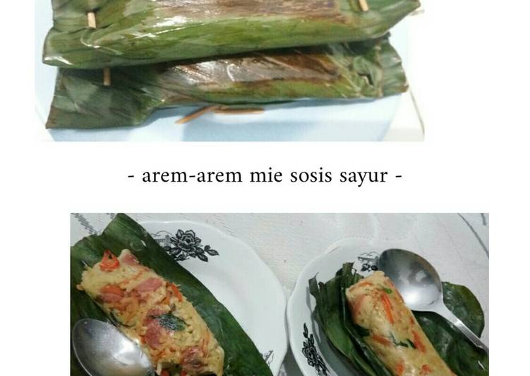 Resep masakan Arem-arem Mie Sosis Sayur | Bahan Membuat Arem-arem Mie Sosis Sayur Yang Enak Dan Lezat