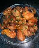 Cánh gà, thịt heo rừng, ba rọi chiên nước mắm