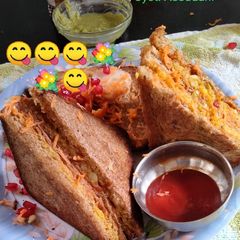 Spicy potato sandwich A picture of Spicy potato sandwich.