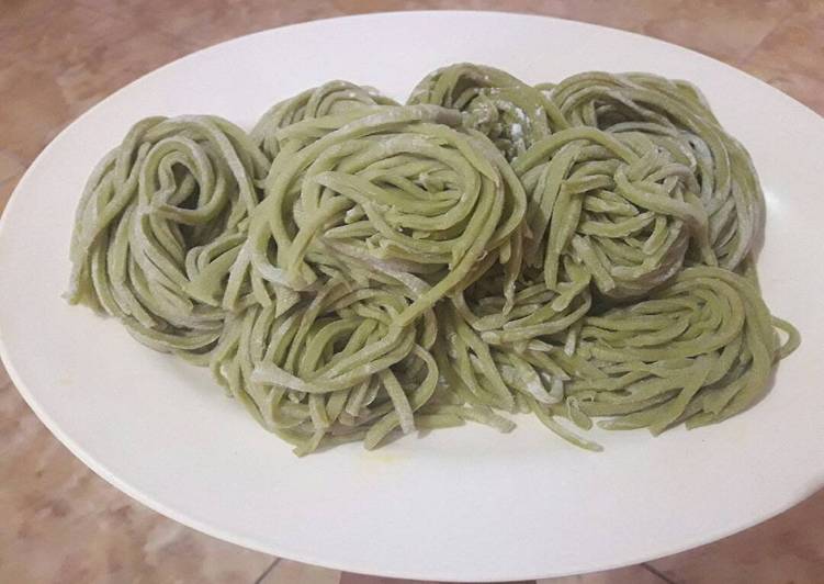 Mie Homemade (Mie Bayam) Simpel, Sederhana, AntiGagal