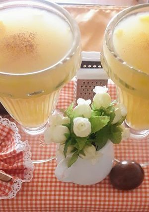 Una foto de Mazamorra de Piña sencillita
