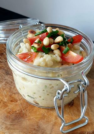 Une photo de ※ Risotto crémeux au gorgonzola ※