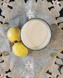 Agua de guayaba cremosa