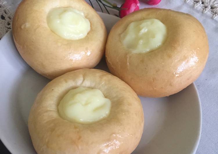 Resep Roti Manis Fla Vanilla, Enak