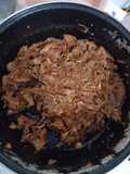 Pierna deshebrada de puerco